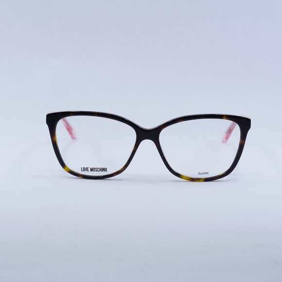 🕶️ New Moschino MOL546 008600 Eyeglasses - Dark Havana Frame, 57mm - Picture 3 of 12